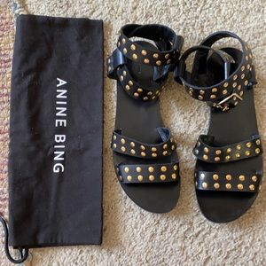 ANINE BING gladiator sandals SIZE 9